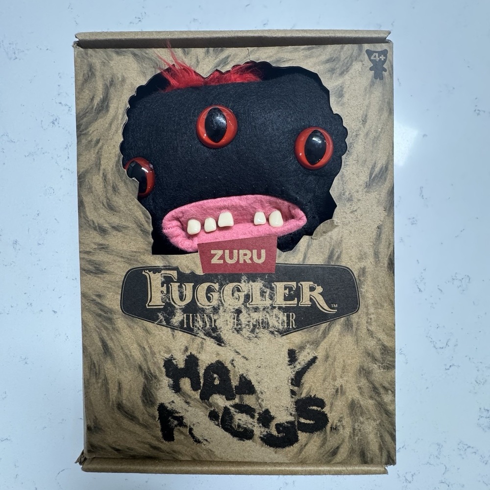 ZURU Fugglers Hairy Fuggs - Funny Ugly Monster Plush - Brand New / Box Damage